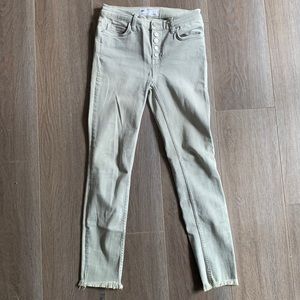 Free People Gray Skinny Jeans